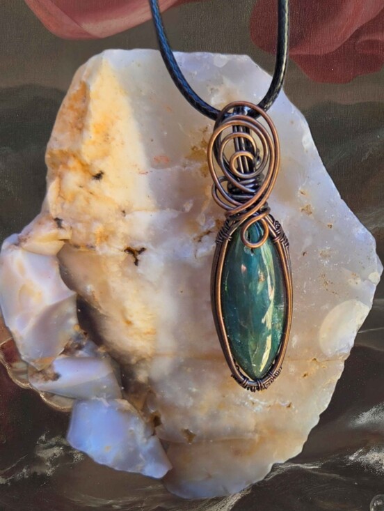 Handmade Jewelry - Handcrafted Jasper Pendant